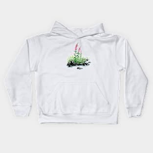 October 11th birthday flower Kids Hoodie